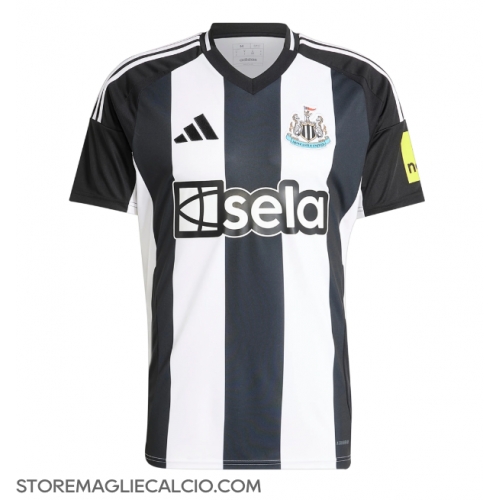Newcastle United Maglia Gara Casa Repliche 2024-25 Maniche Corte Newcastle United Maglia Gara Casa Repliche 2024-25 Maniche Corte